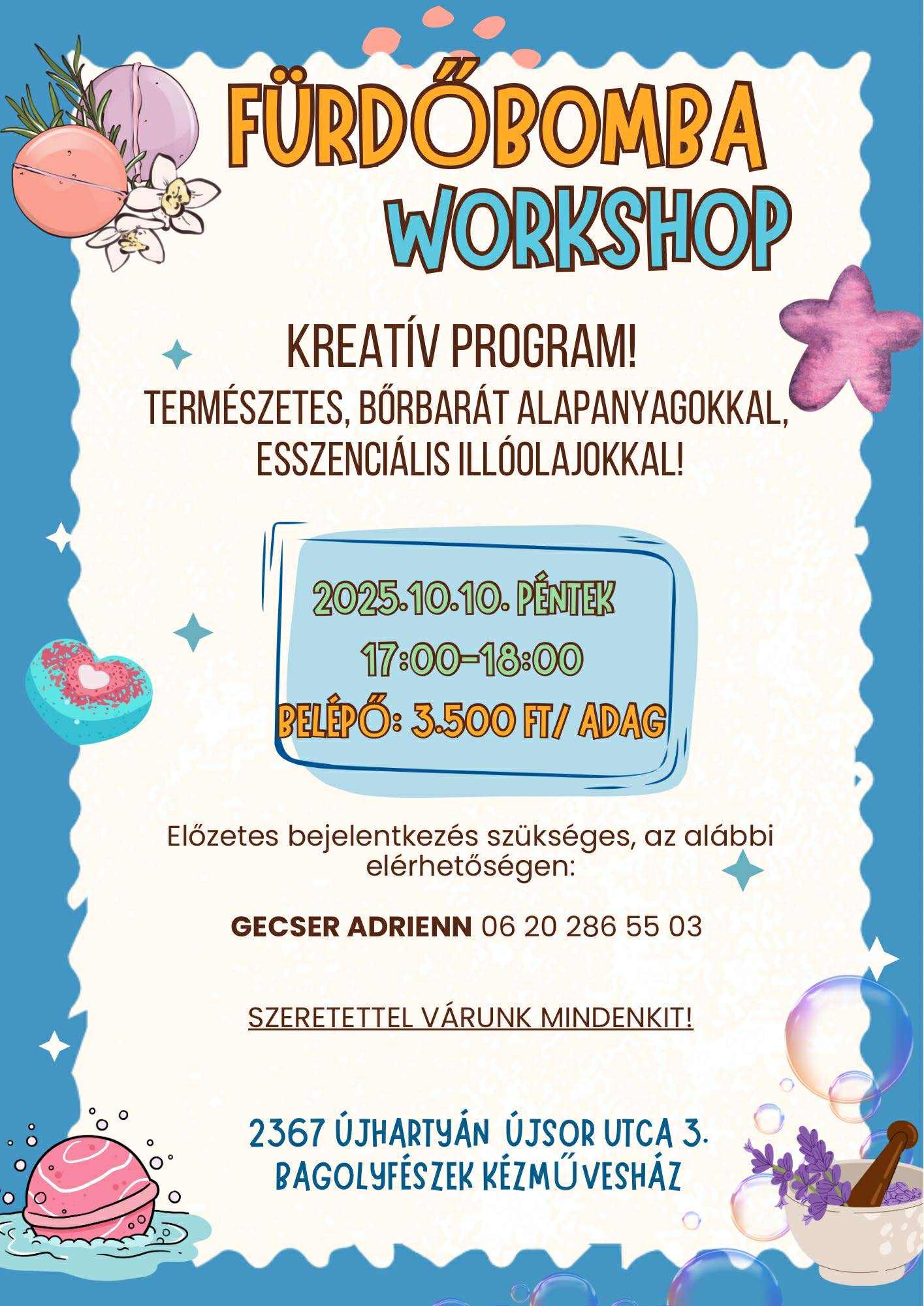 F&uuml;rdőbomba workshop