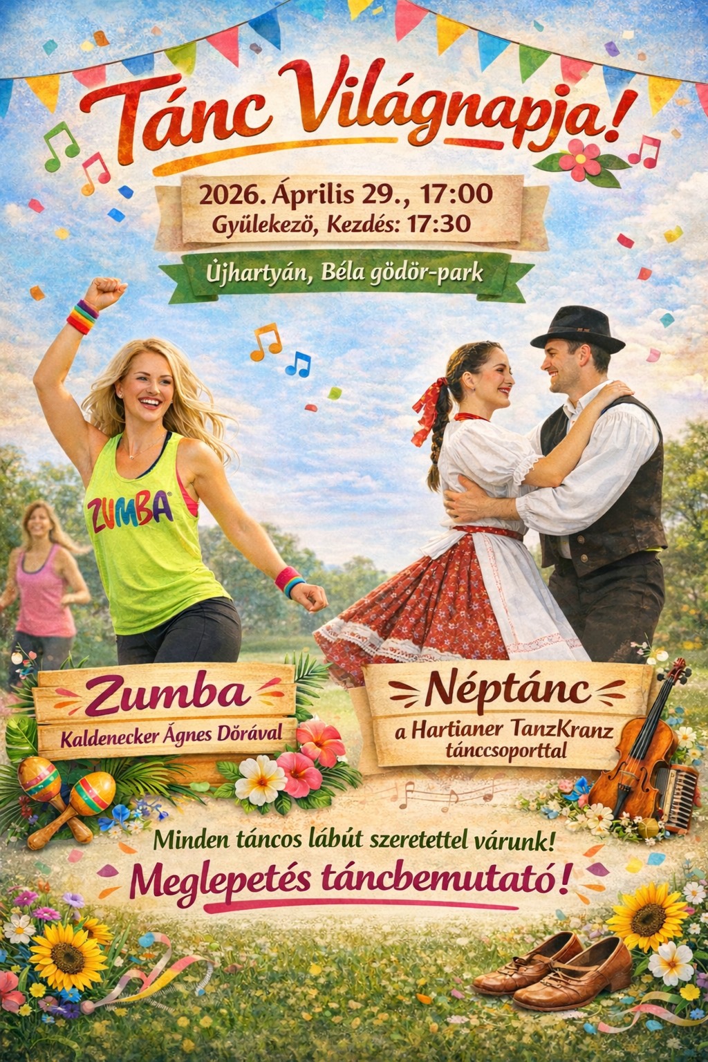 A t&aacute;nc vil&aacute;gnapja plak&aacute;t