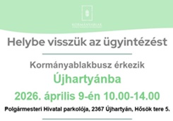 Kormányablakbusz érkezik 2026. április 09-én.