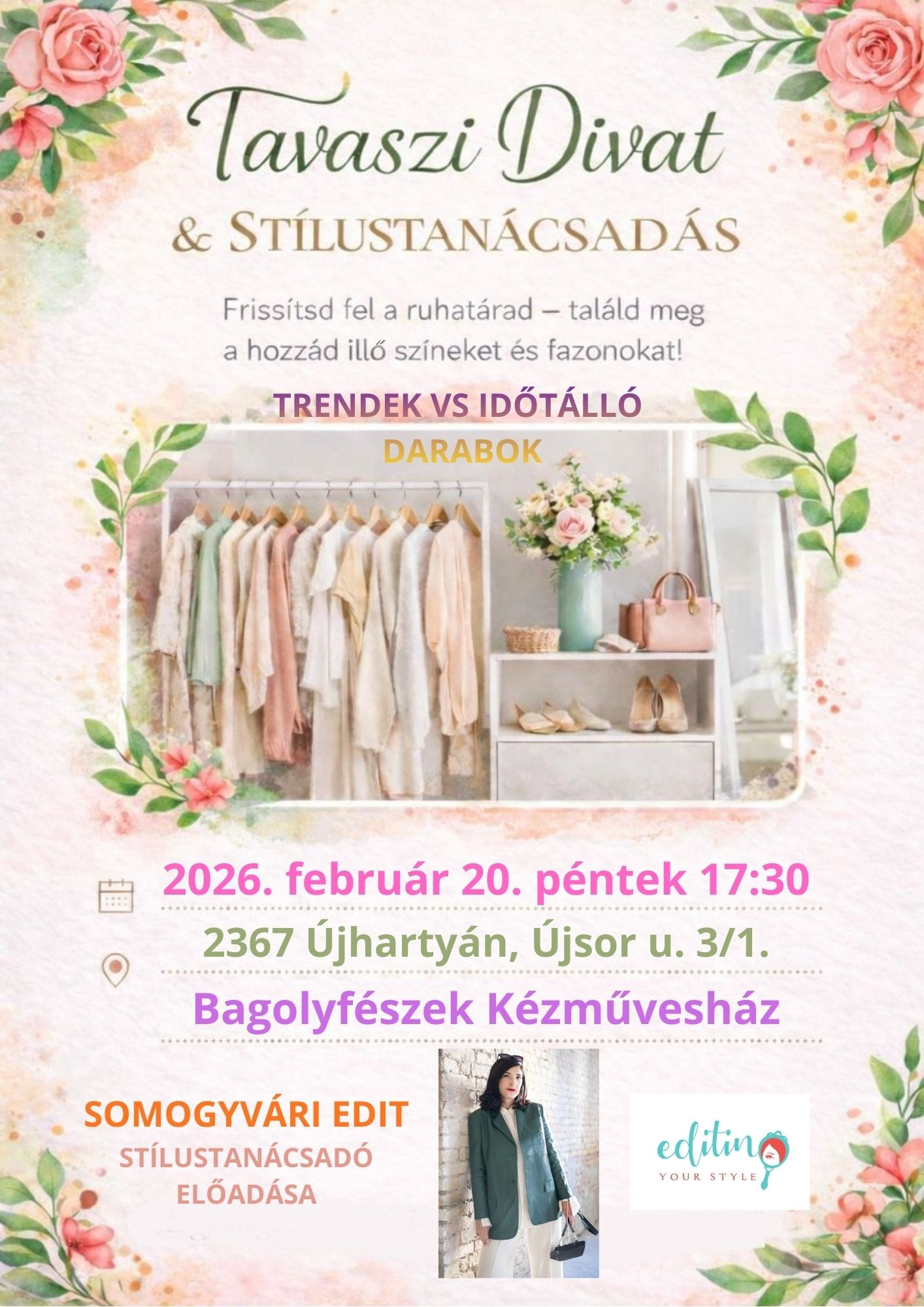 Tavaszi divat &eacute;s st&iacute;lus tan&aacute;csad&aacute;s