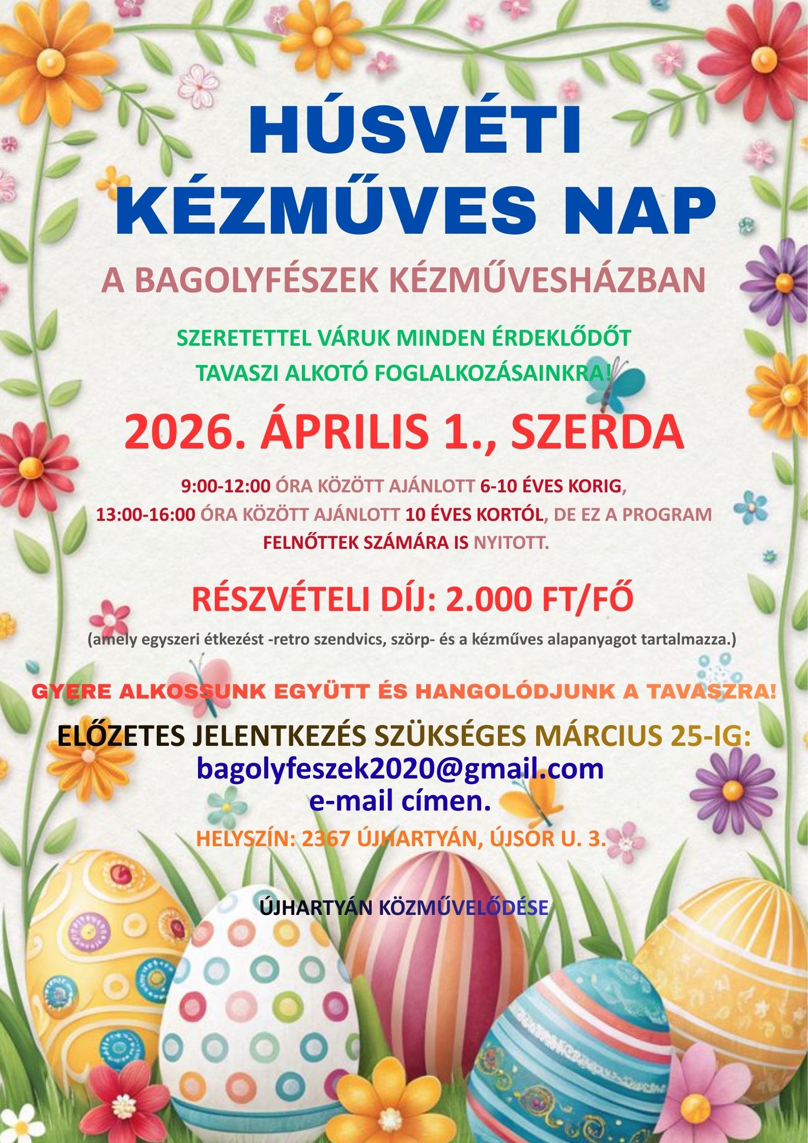 Tavaszk&ouml;sz&ouml;ntő h&uacute;sv&eacute;ti foglalkoz&aacute;s 