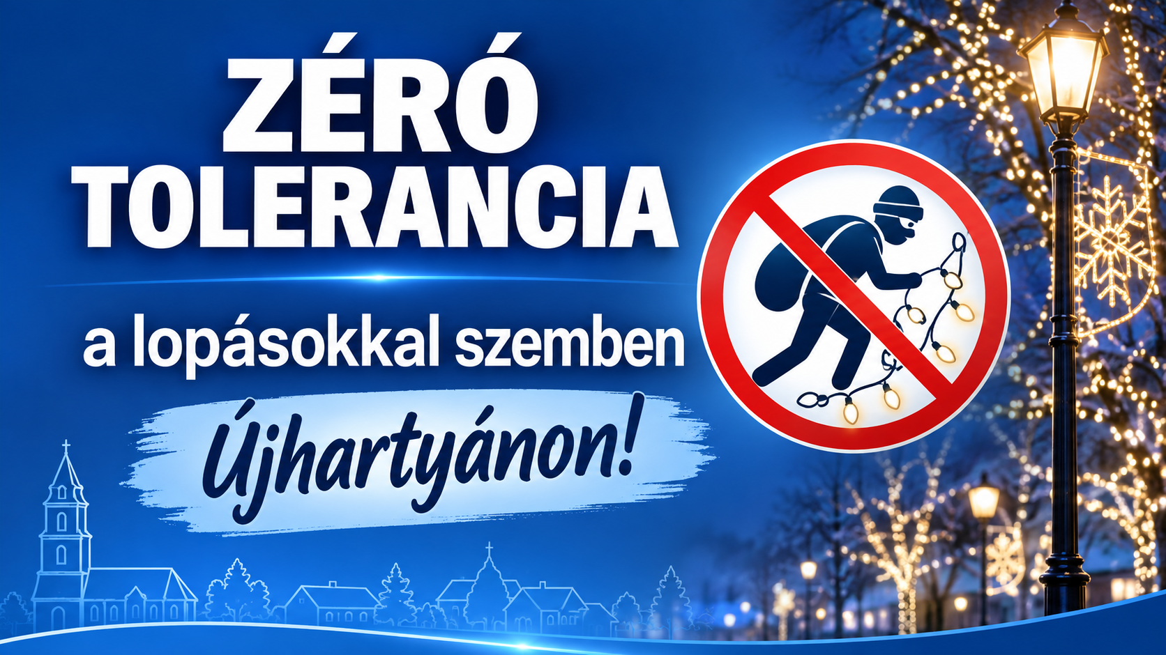 Zéró tolerancia a lopásokkal szemben Újhartyánon!
