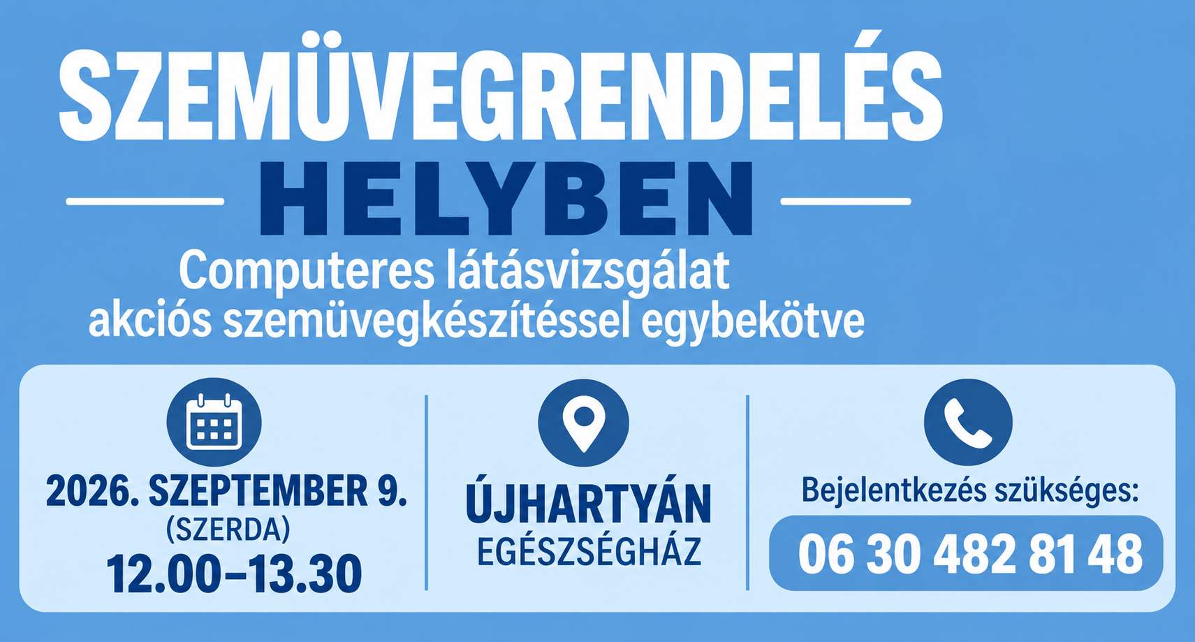 Szemüvegrendelés helyben!