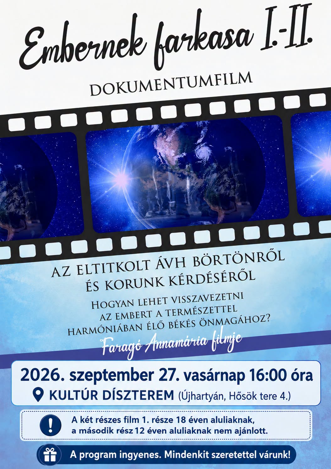 Embernek farkasa plakát