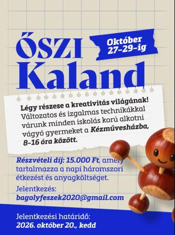 Őszi kaland plak&aacute;t