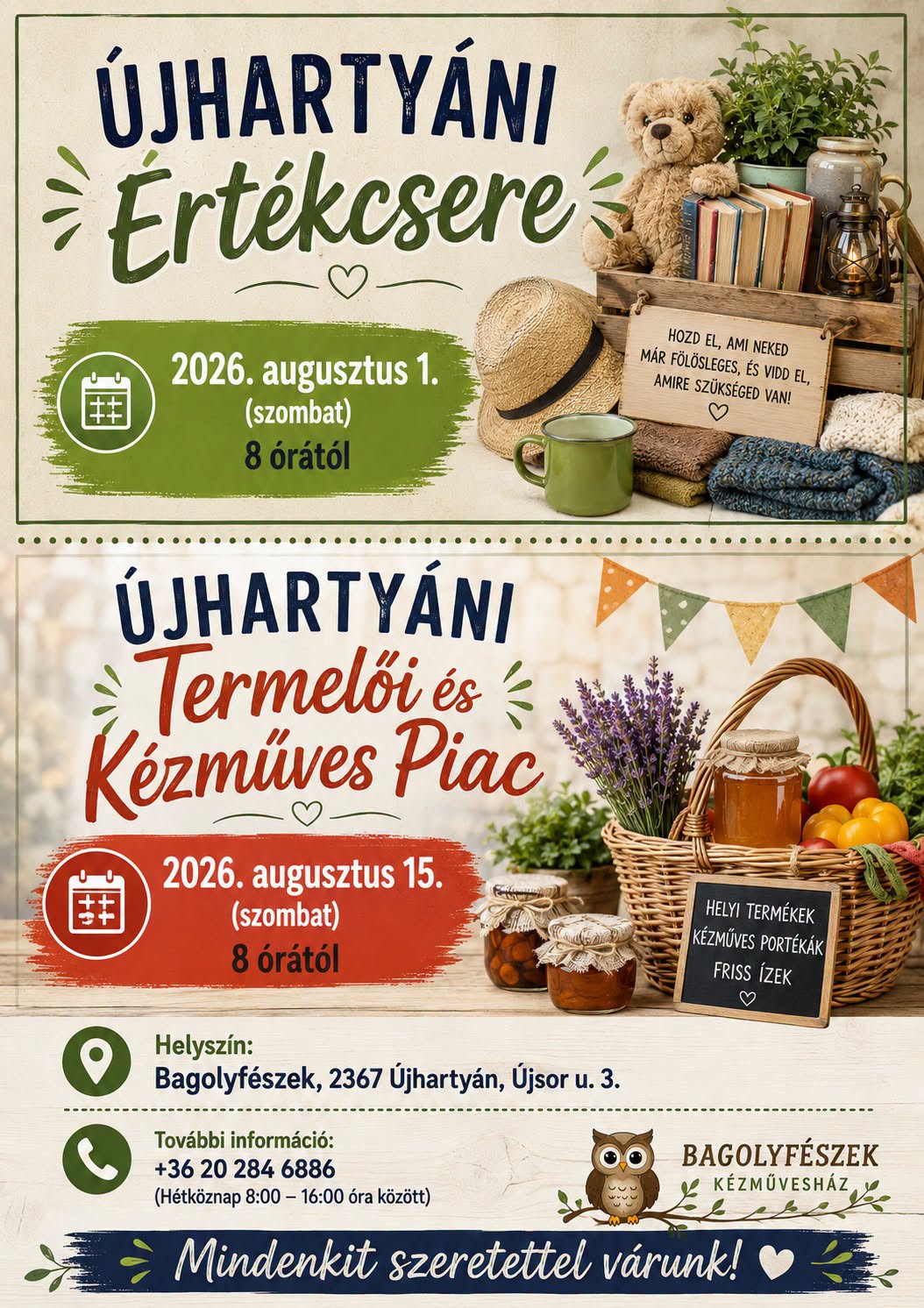 Termelői piac plak&aacute;tja