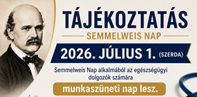 Semmelweis nap 2026.07.01.