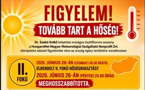Tovább tart a hőség!