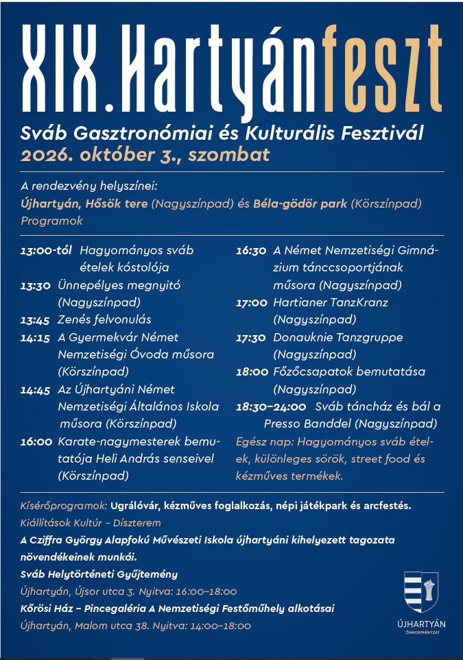 Hartyánfeszt plakát
