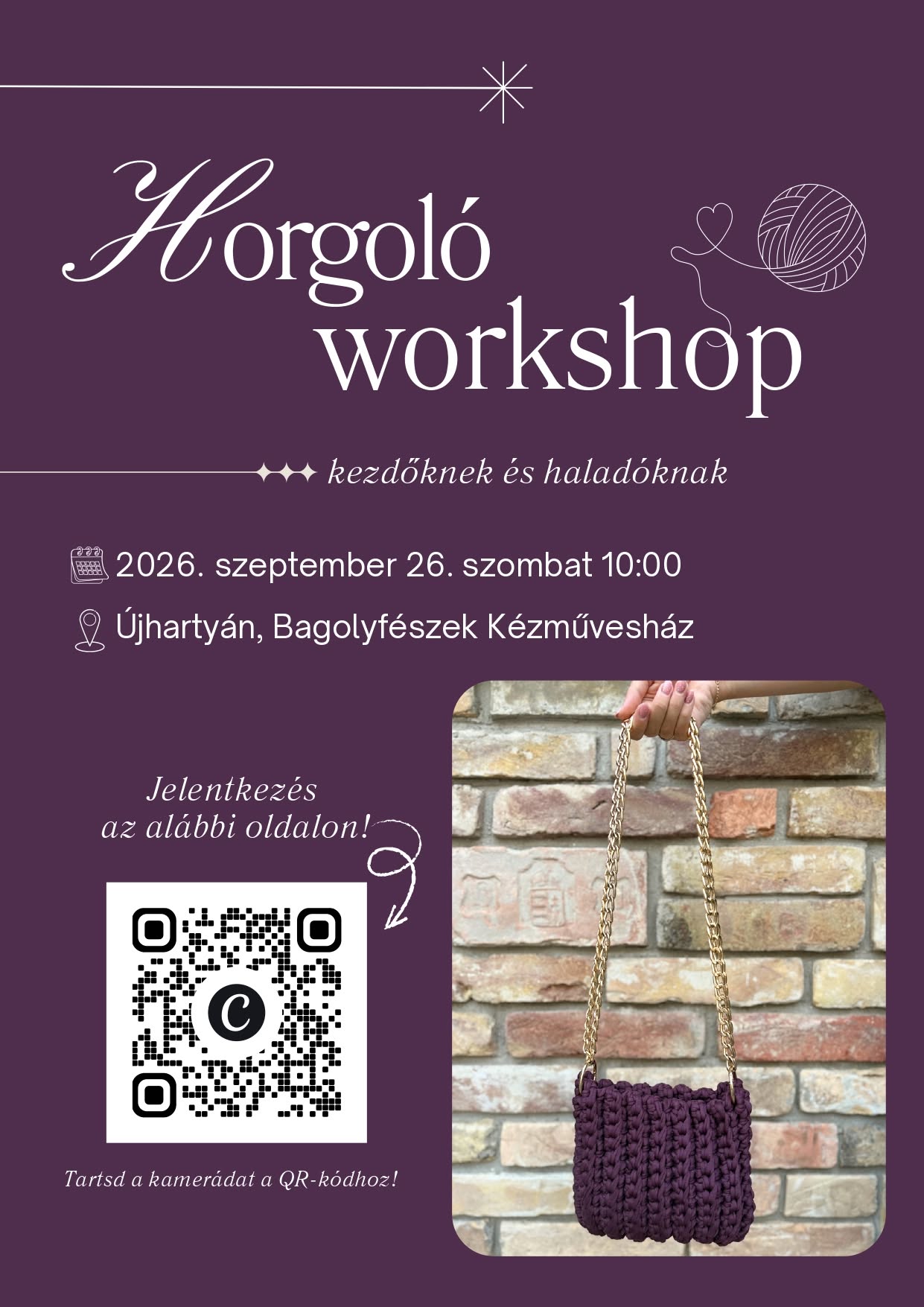 horgoló workshop