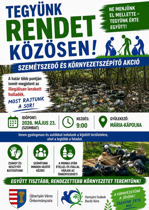 Tegyünk rendet közösen -plakát
