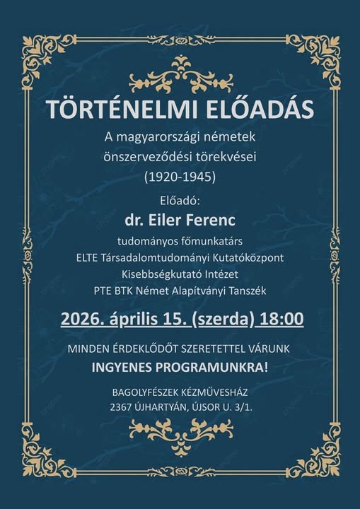 T&ouml;rt&eacute;nelmi előad&aacute;s m&aacute;sodik r&eacute;sze