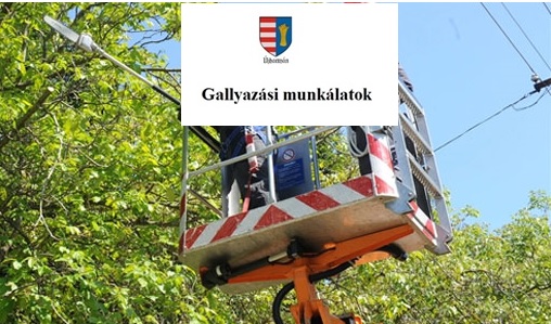 Gallyazási munkálatok a településen