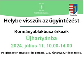 Kormánybusz Újhartyánban 2024.07.11.