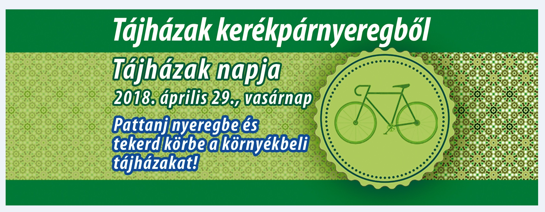 Tájházak kerékpárnyeregből